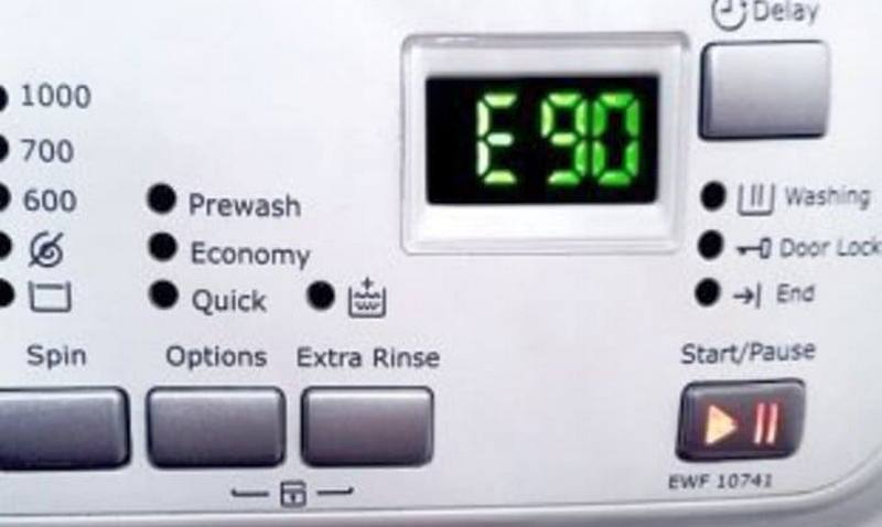 Коды ошибок стиральных машинок Electrolux
