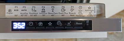 Посудомоечная машина Electrolux не переключает программы